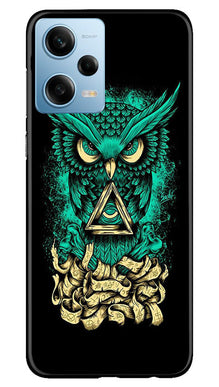 Owl Mobile Back Case for Redmi Note 12 Pro 5G (Design - 317)