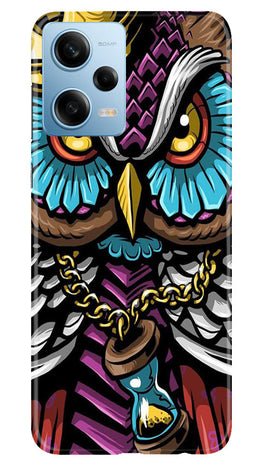 Owl Mobile Back Case for Poco X5 5G (Design - 318)