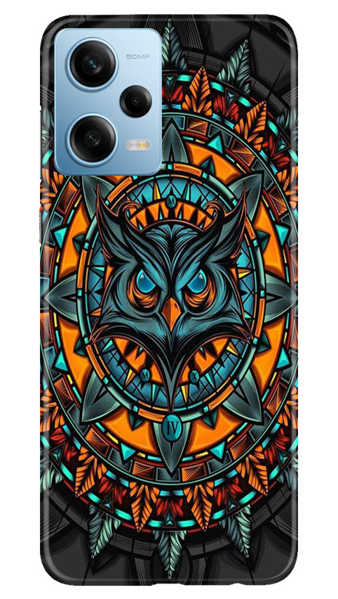 Owl Mobile Back Case for Redmi Note 12 5G (Design - 319)