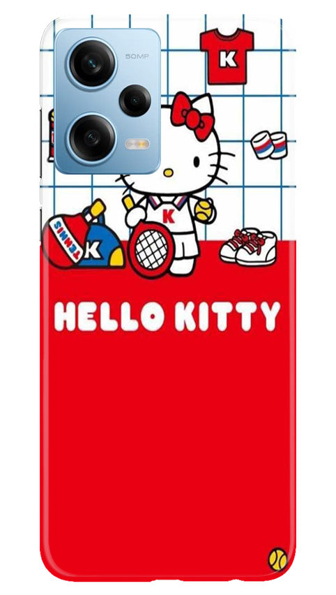 Hello Kitty Mobile Back Case for Redmi Note 12 5G (Design - 322)