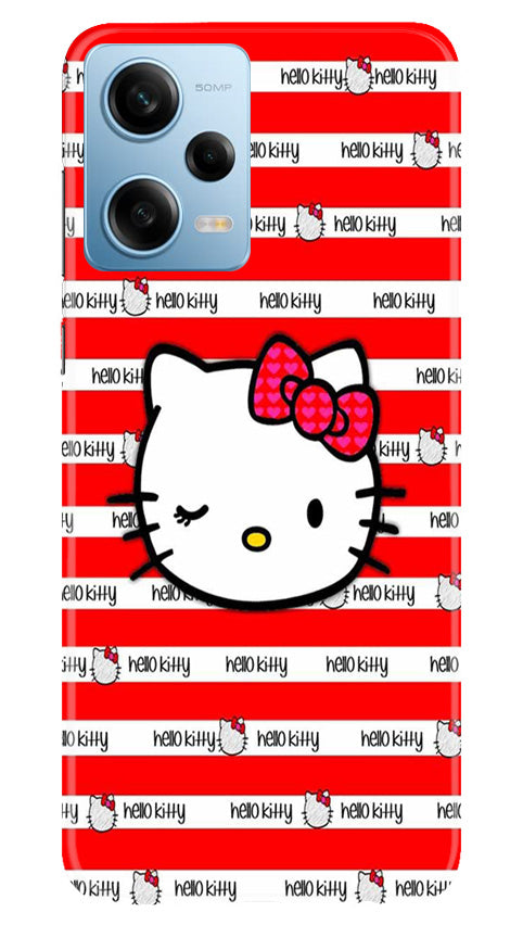 Hello Kitty Mobile Back Case for Redmi Note 12 5G (Design - 323)