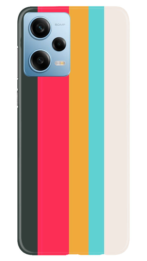 Color Pattern Mobile Back Case for Redmi Note 12 5G (Design - 328)