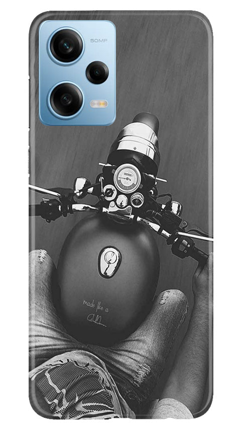 Royal Enfield Mobile Back Case for Redmi Note 12 5G (Design - 341)