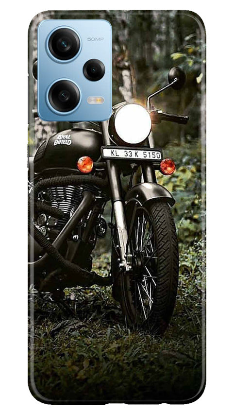 Royal Enfield Mobile Back Case for Redmi Note 12 5G (Design - 343)