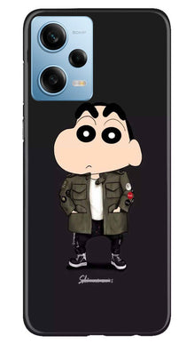 Shin Chan Mobile Back Case for Redmi Note 12 5G (Design - 349)