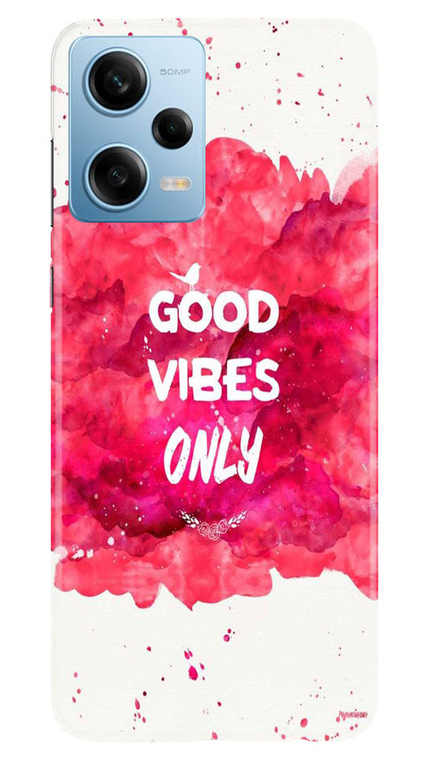 Good Vibes Only Mobile Back Case for Poco X5 Pro 5G (Design - 351)