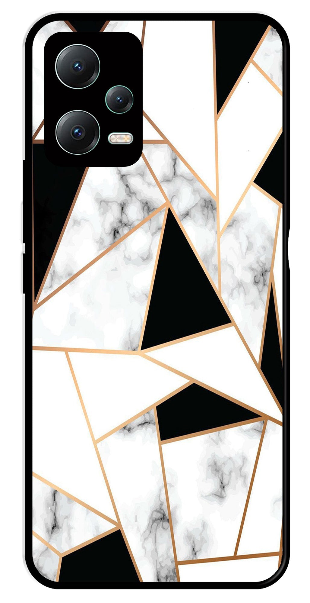 Marble Design2 Metal Mobile Case for Redmi Note 12 Pro Plus 5G   (Design No -08)