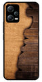 Wooden Design Metal Mobile Case for Redmi Note 12 Pro 5G   (Design No -13)