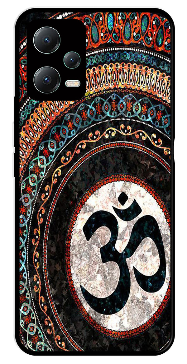 Oum Design Metal Mobile Case for Redmi Note 12 Pro Plus 5G   (Design No -15)