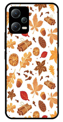 Autumn Leaf Metal Mobile Case for Redmi Note 12 Pro Plus 5G