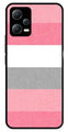 Pink Pattern Metal Mobile Case for Redmi Note 12 5G   (Design No -23)