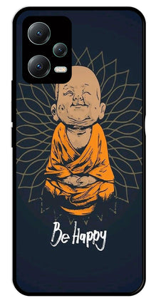 Be Happy Metal Mobile Case for Redmi Note 12 Pro Plus 5G