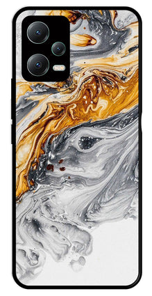 Marble Pattern Metal Mobile Case for Poco X5 5G