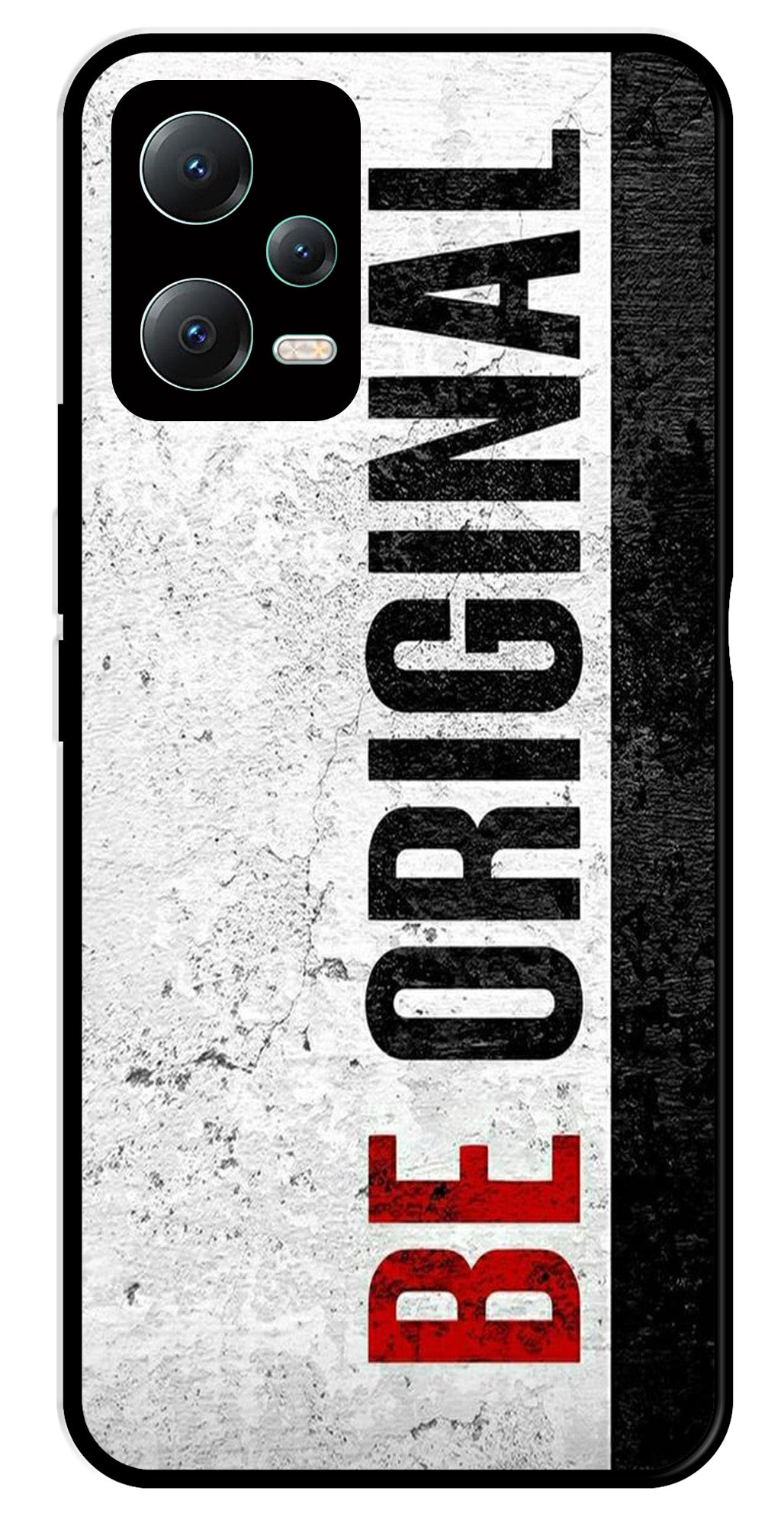 Be Original Metal Mobile Case for Redmi Note 12 Pro Plus 5G   (Design No -38)