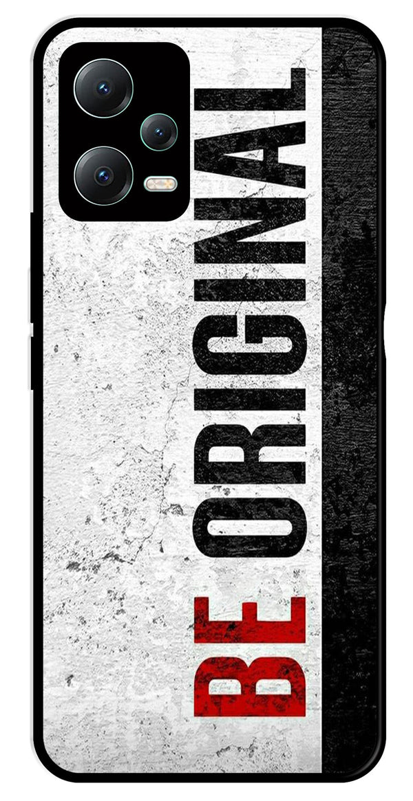 Be Original Metal Mobile Case for Redmi Note 12 Pro 5G   (Design No -38)