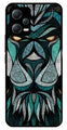 Lion Pattern Metal Mobile Case for Redmi Note 12 Pro Plus 5G   (Design No -40)
