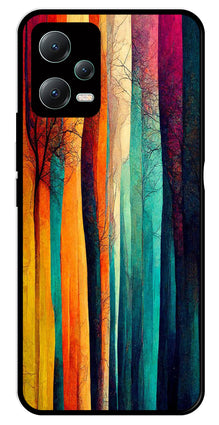 Modern Art Colorful Metal Mobile Case for Redmi Note 12 Pro Plus 5G