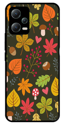Leaves Design Metal Mobile Case for Redmi Note 12 Pro Plus 5G