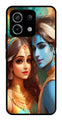 Lord Radha Krishna Metal Mobile Case for Redmi Note 13 Pro 5G   (Design No -01)