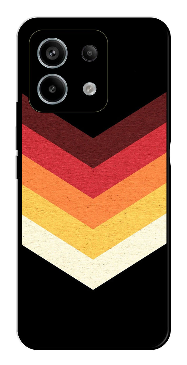 MultiColor Arrow Metal Mobile Case for Redmi Note 13 5G   (Design No -04)