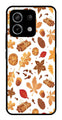 Autumn Leaf Metal Mobile Case for Redmi Note 13 Pro 5G   (Design No -19)