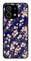 Flower Design Metal Mobile Case for Redmi Note 13 Pro 5G   (Design No -25)