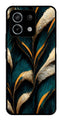 Feathers Metal Mobile Case for Redmi Note 13 Pro 5G   (Design No -30)