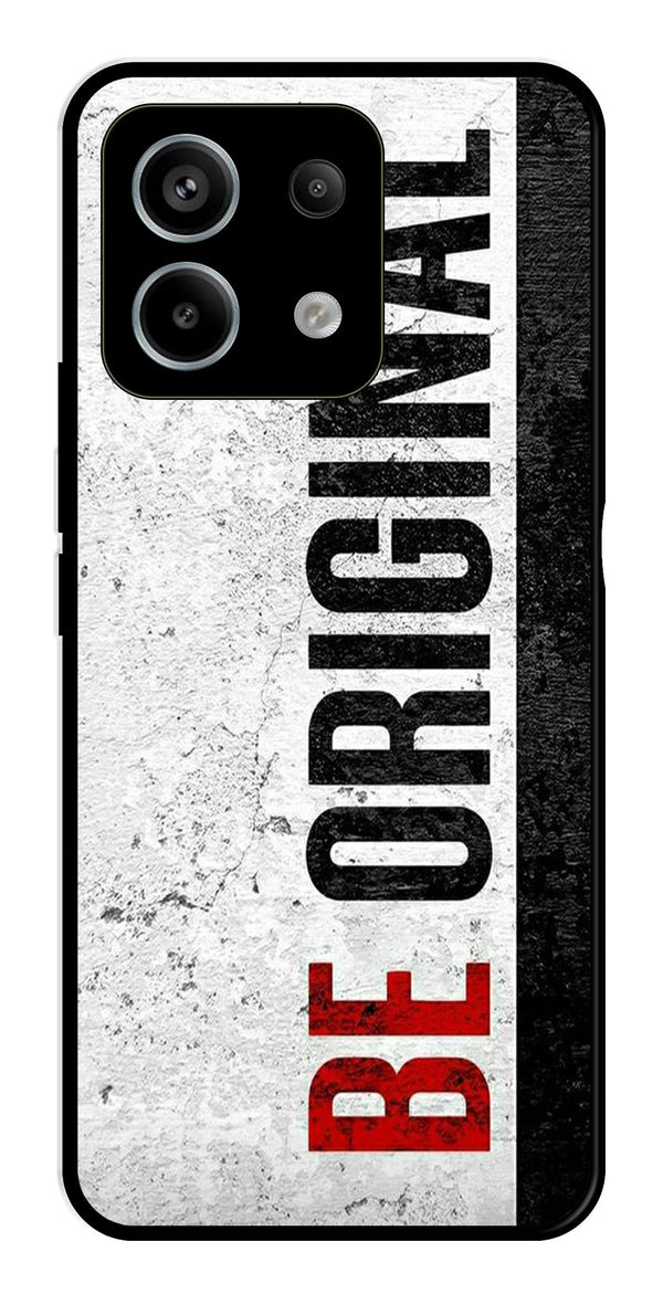 Be Original Metal Mobile Case for Redmi Note 13 Pro 5G   (Design No -38)