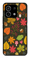 Leaves Design Metal Mobile Case for Redmi Note 13 Pro 5G   (Design No -51)