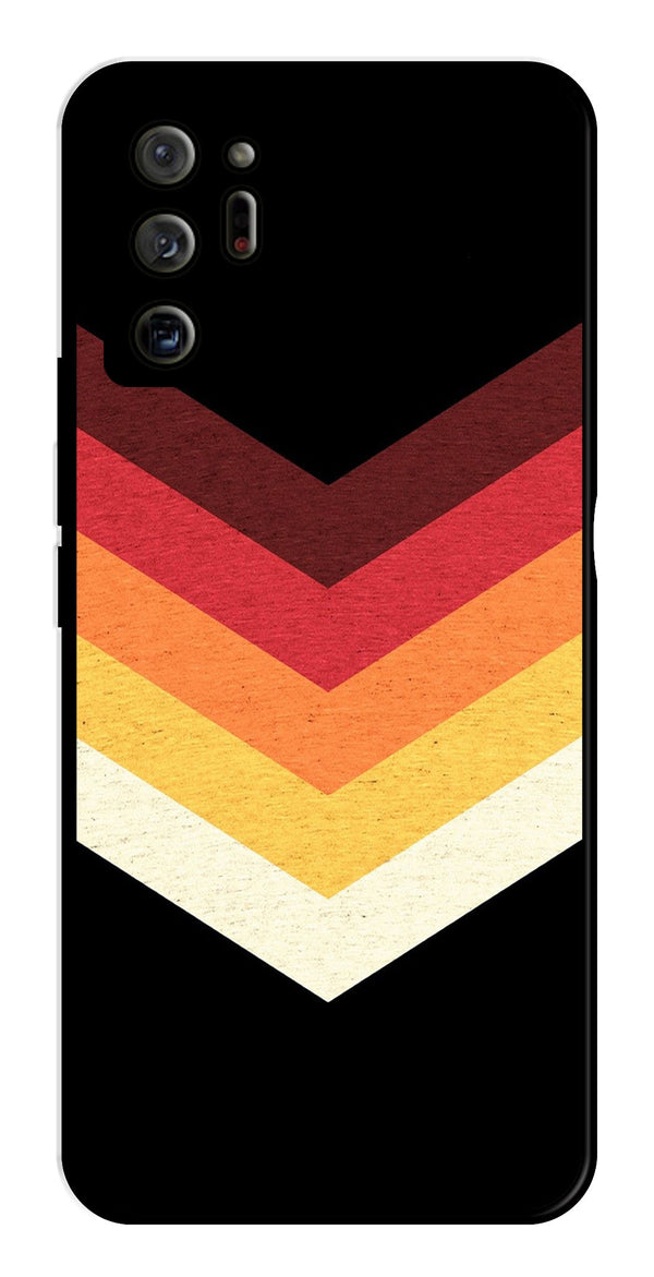 MultiColor Arrow Metal Mobile Case for Samsung Galaxy Note 20 Ultra   (Design No -04)