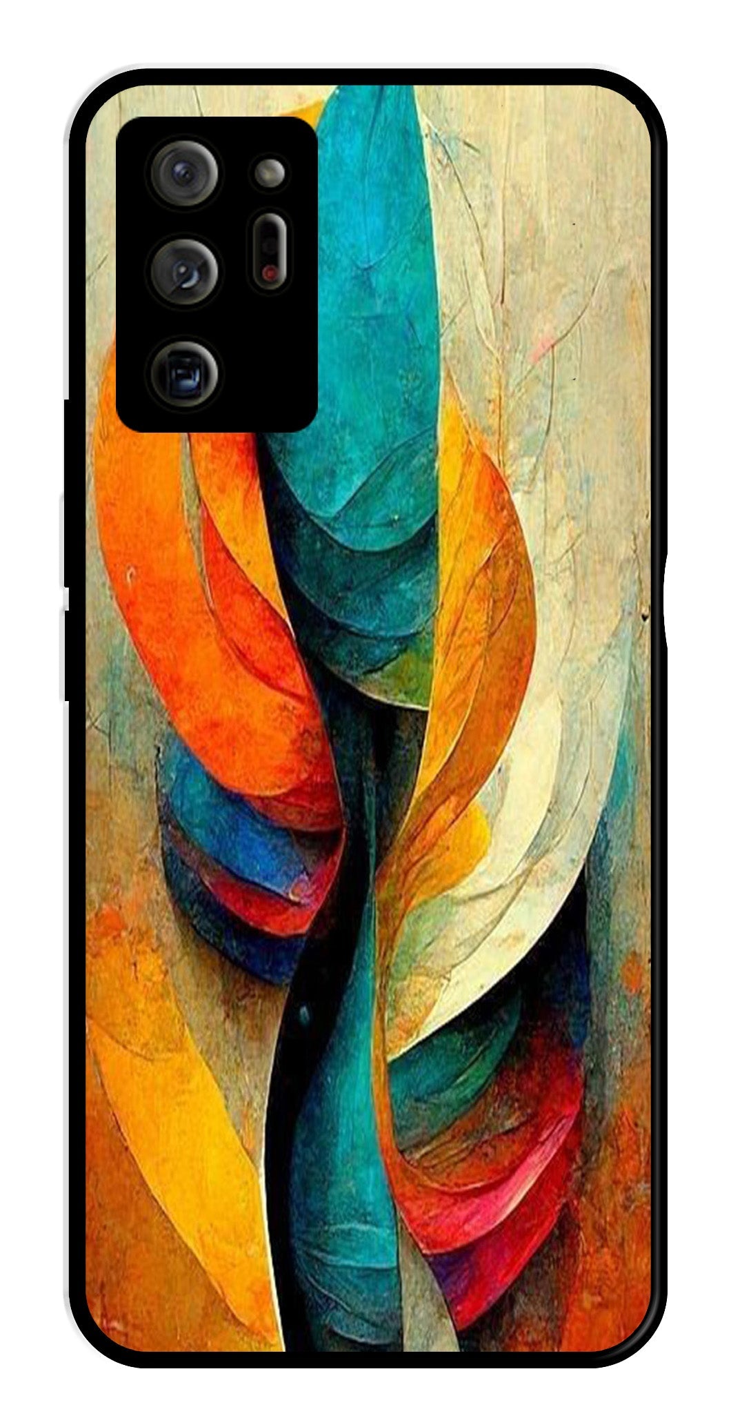 Modern Art Metal Mobile Case for Samsung Galaxy Note 20 Ultra   (Design No -11)