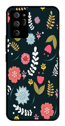 Floral Pattern2 Metal Mobile Case for Samsung Galaxy Note 20 Ultra