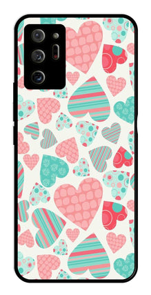 Hearts Pattern Metal Mobile Case for Samsung Galaxy Note 20 Ultra