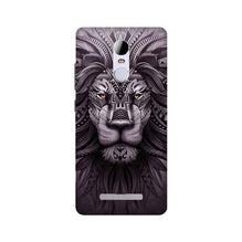 Lion Mobile Back Case for Redmi Note 3  (Design - 315)