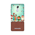 Santa Claus Mobile Back Case for Redmi Note 3  (Design - 334)
