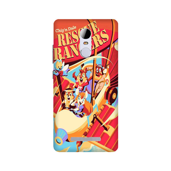 Rescue Rangers Mobile Back Case for Redmi Note 3  (Design - 341)