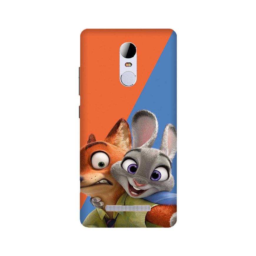 Cartoon Mobile Back Case for Redmi Note 3  (Design - 346)