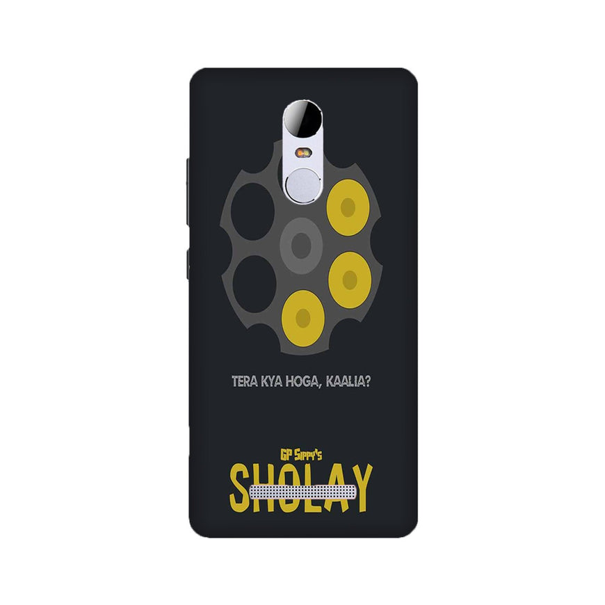 Sholay Mobile Back Case for Redmi Note 3  (Design - 356)