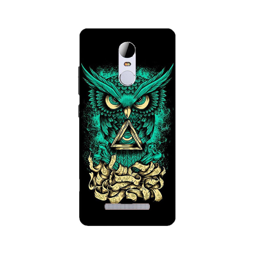Owl Mobile Back Case for Redmi Note 3  (Design - 358)