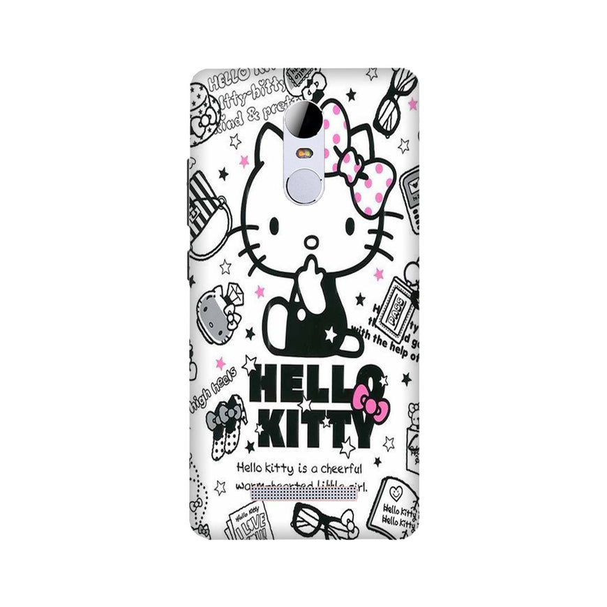 Hello Kitty Mobile Back Case for Redmi Note 3  (Design - 361)