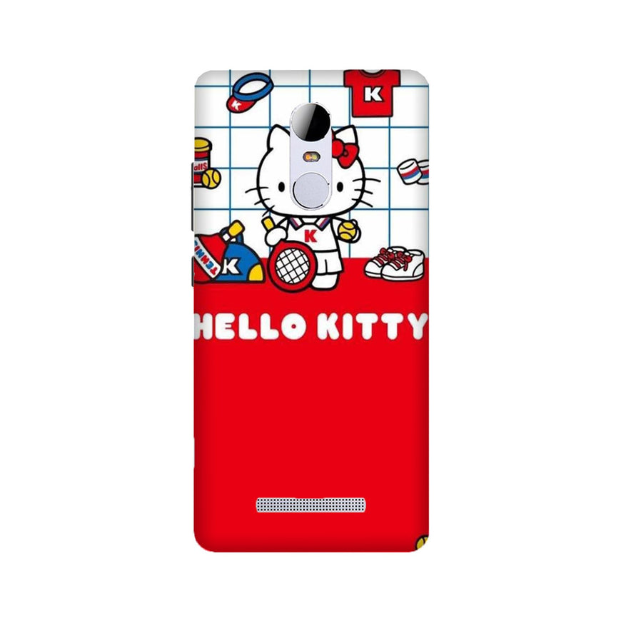 Hello Kitty Mobile Back Case for Redmi Note 3  (Design - 363)