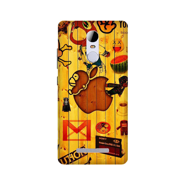 Wooden Texture Mobile Back Case for Redmi Note 3  (Design - 367)