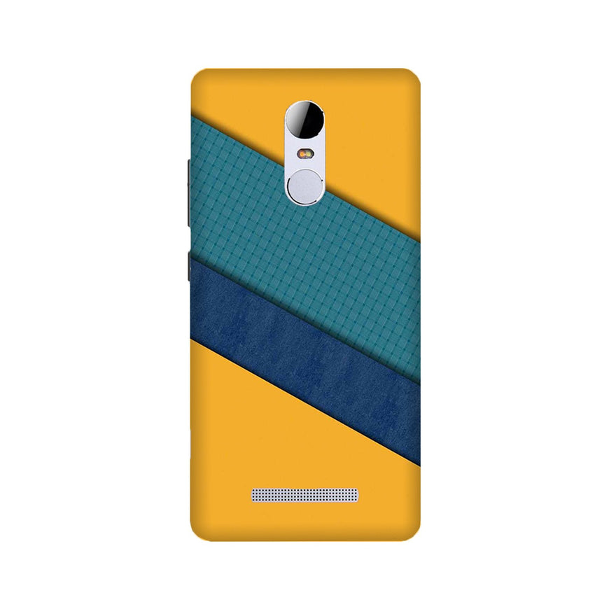 Diagonal Pattern Mobile Back Case for Redmi Note 3  (Design - 370)