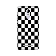 Black White Boxes Mobile Back Case for Redmi Note 3  (Design - 372)