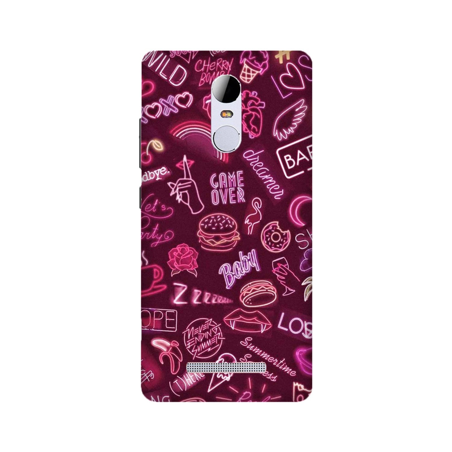 Party Theme Mobile Back Case for Redmi Note 3  (Design - 392)