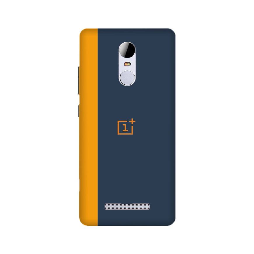 Oneplus Logo Mobile Back Case for Redmi Note 3  (Design - 395)