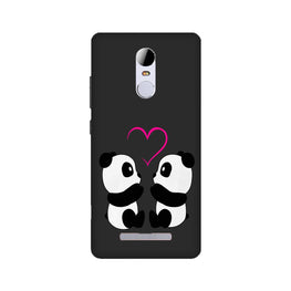Panda Love Mobile Back Case for Redmi Note 3  (Design - 398)