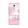 Pink Flowers Cycle Case for Redmi Note 4  (Design - 102)