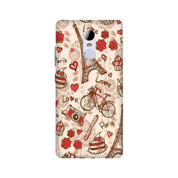 Love Paris Case for Redmi Note 4  (Design - 103)