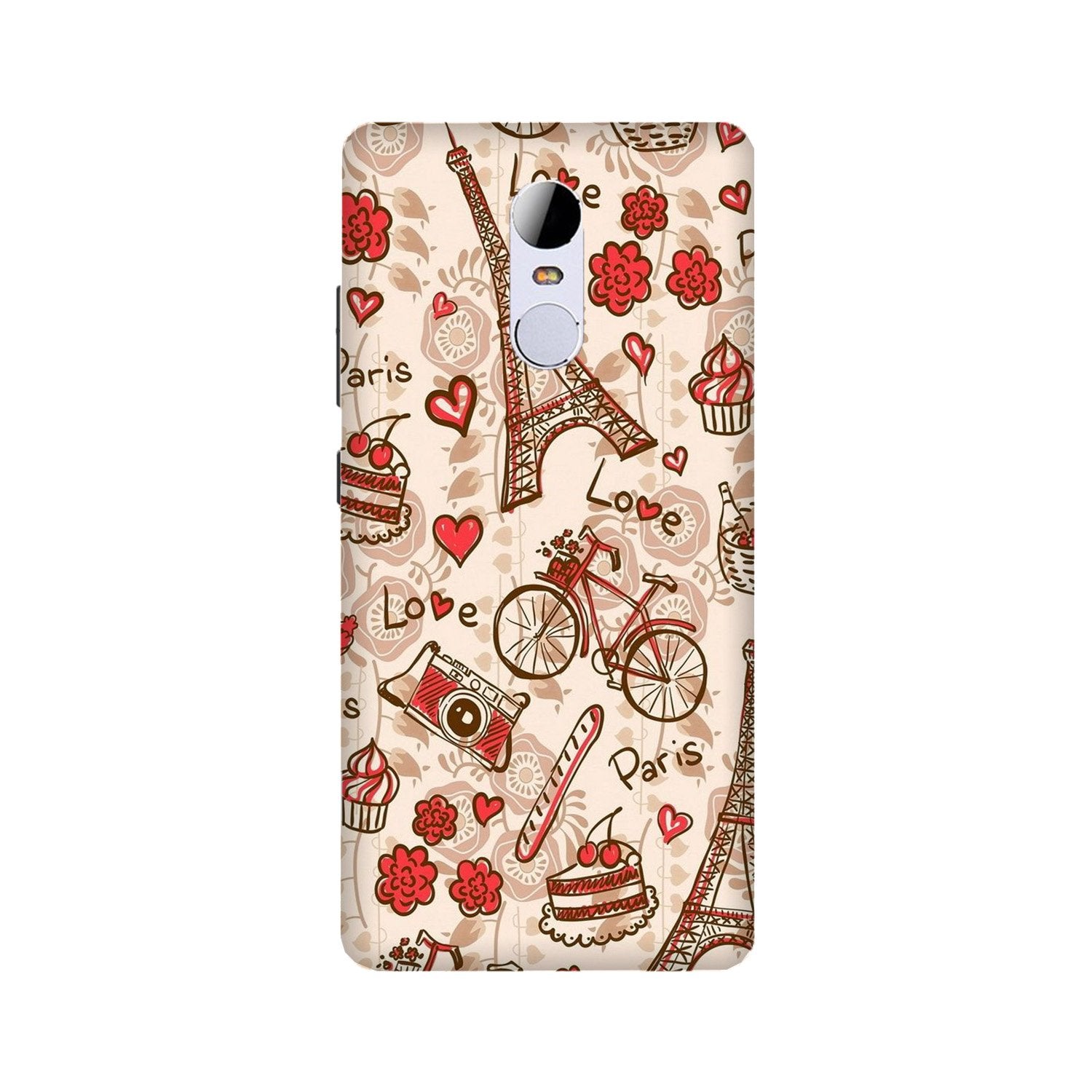 Love Paris Case for Redmi Note 5  (Design - 103)